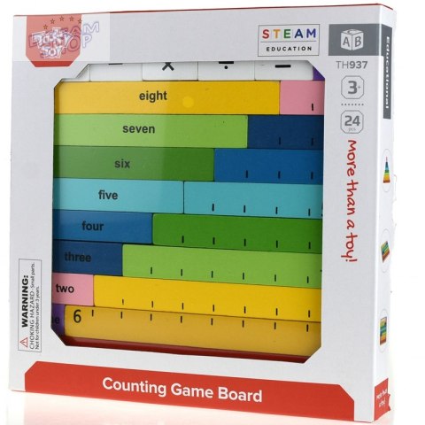 Tooky Toy Drewniana Tablica Matematyczna Nauka Liczenia Liczydło Tooky Toy Drewniana Tablica Matematyczna Nauka Liczenia Liczydło