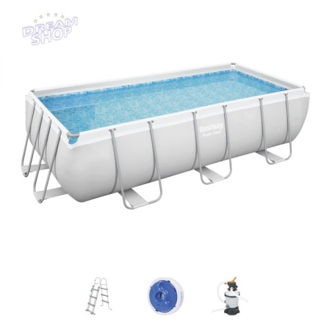 Basen Power Steel 404 x 201 x 100 cm BESTWAY Basen Power Steel 404 x 201 x 100 cm BESTWAY