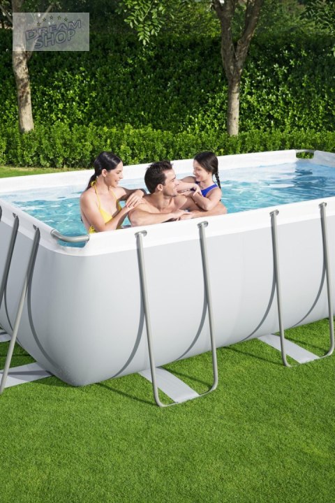 Basen Power Steel 404 x 201 x 100 cm BESTWAY Basen Power Steel 404 x 201 x 100 cm BESTWAY