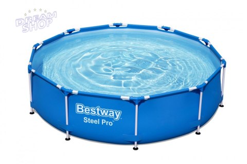 Basen Stelażowy 10 FT 305 x 76 cm z Pompą BESTWAY Basen Stelażowy 10 FT 305 x 76 cm z Pompą BESTWAY