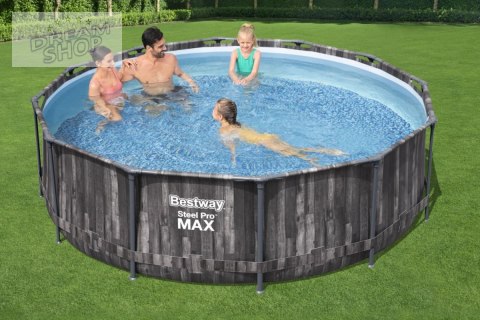 Basen Stelażowy 12FT 366x100 cm Steel Pro Max BESTWAY Basen Stelażowy 12FT 366x100 cm Steel Pro Max BESTWAY