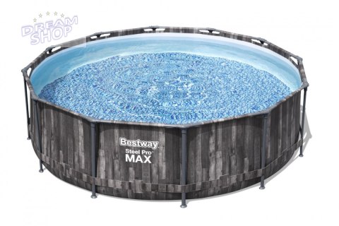 Basen Stelażowy 12FT 366x100 cm Steel Pro Max BESTWAY Basen Stelażowy 12FT 366x100 cm Steel Pro Max BESTWAY