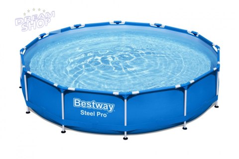 Basen Stelażowy 12FT 366 x 76 cm Steel Pro Pool BESTWAY Basen Stelażowy 12FT 366 x 76 cm Steel Pro Pool BESTWAY