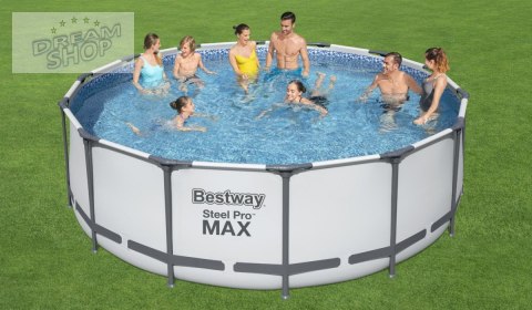 Basen Stelażowy 14 FT 427 x 122 cm STEEL PRO MAX BESTWAY Basen Stelażowy 14 FT 427 x 122 cm STEEL PRO MAX BESTWAY