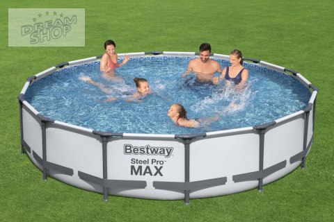 Basen Stelażowy 14 FT 427 x 84 cm Steel Pro Max BESTWAY Basen Stelażowy 14 FT 427 x 84 cm Steel Pro Max BESTWAY