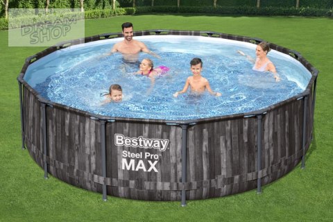 Basen Stelażowy 14FT 427x107 cm Steel Pro Max BESTWAY Basen Stelażowy 14FT 427x107 cm Steel Pro Max BESTWAY