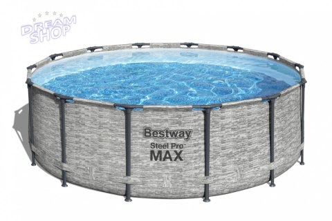 Basen Stelażowy 14FT 427x122cm Steel Pro Max BESTWAY Basen Stelażowy 14FT 427x122cm Steel Pro Max BESTWAY