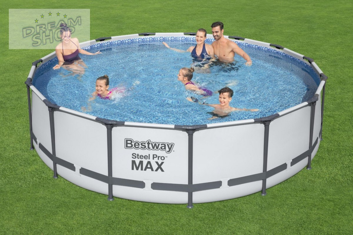 Basen Stelażowy 15 Ft 457cm x 107cm Steel Pro Max BESTWAY Basen Stelażowy 15 Ft 457cm x 107cm Steel Pro Max BESTWAY