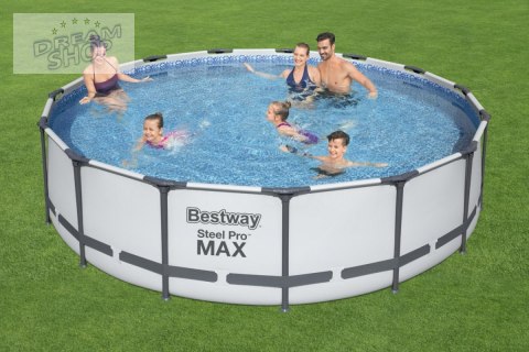 Basen Stelażowy 15 Ft 457cm x 107cm Steel Pro Max BESTWAY Basen Stelażowy 15 Ft 457cm x 107cm Steel Pro Max BESTWAY