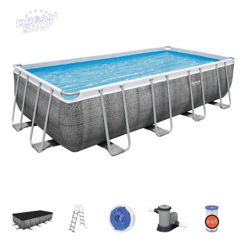 Basen Stelażowy 18 x 9 FT 549 x 274 x 122 cm Power Steel Basen Stelażowy 18 x 9 FT 549 x 274 x 122 cm Power Steel