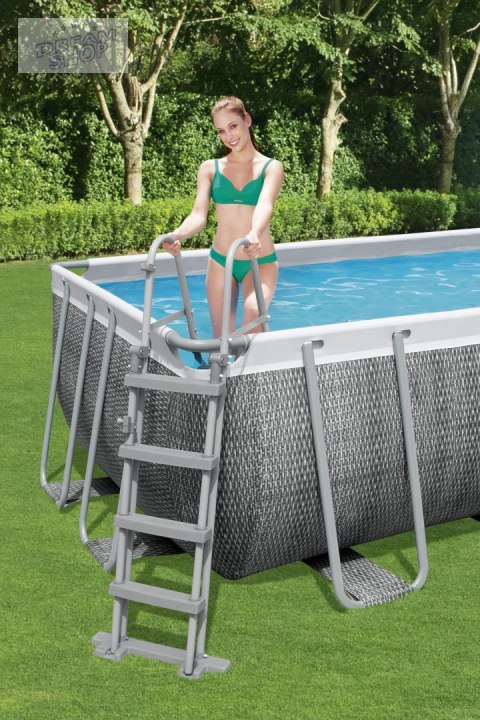 Basen Stelażowy 18 x 9 FT 549 x 274 x 122 cm Power Steel Basen Stelażowy 18 x 9 FT 549 x 274 x 122 cm Power Steel