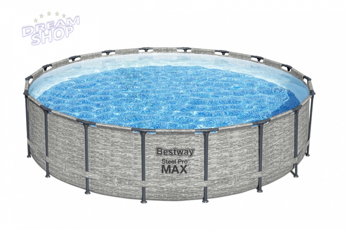 Basen Stelażowy 18FT 549x122cm Steel Pro Max BESTWAY Basen Stelażowy 18FT 549x122cm Steel Pro Max BESTWAY