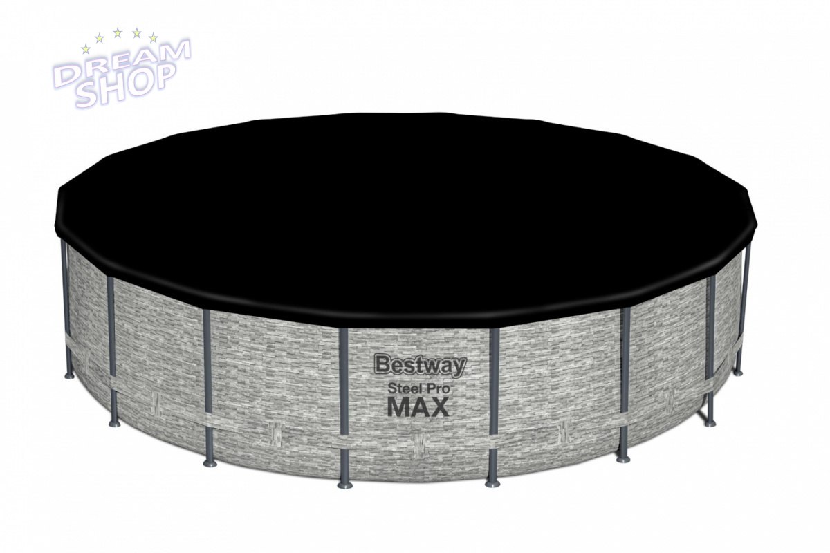 Basen Stelażowy 18FT 549x122cm Steel Pro Max BESTWAY Basen Stelażowy 18FT 549x122cm Steel Pro Max BESTWAY