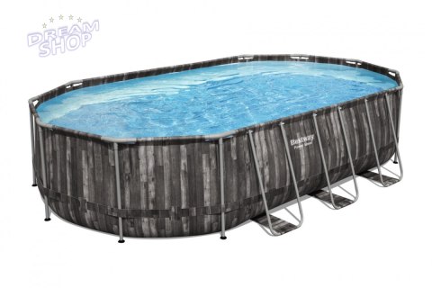 Basen Stelażowy 20FT 610 x 366 x 122 cm Power Steel BESTW Basen Stelażowy 20FT 610 x 366 x 122 cm Power Steel BESTW