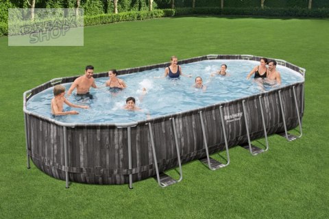 Basen Stelażowy 24 FT 732 x 366 x 122 cm Power Steel BEST Basen Stelażowy 24 FT 732 x 366 x 122 cm Power Steel BEST