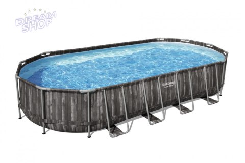 Basen Stelażowy 24 FT 732 x 366 x 122 cm Power Steel BEST Basen Stelażowy 24 FT 732 x 366 x 122 cm Power Steel BEST