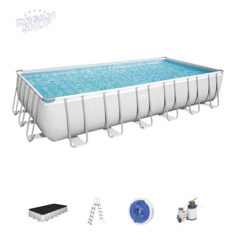 Basen Stelażowy 24FT 732x366x132 cm POWERSteel 6w1 BESTWAY Basen Stelażowy 24FT 732x366x132 cm POWERSteel 6w1 BESTWAY