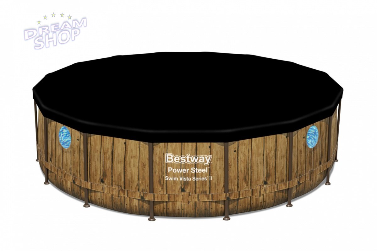 Basen Stelażowy 488 cm x 122 cm, Power Steel Swim VISTA ser Basen Stelażowy 488 cm x 122 cm, Power Steel Swim VISTA ser