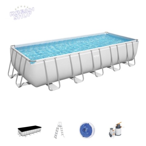 Basen Stelażowy Prostokątny 21ft x 9ft 640 x 274x 132 Basen Stelażowy Prostokątny 21ft x 9ft 640 x 274x 132