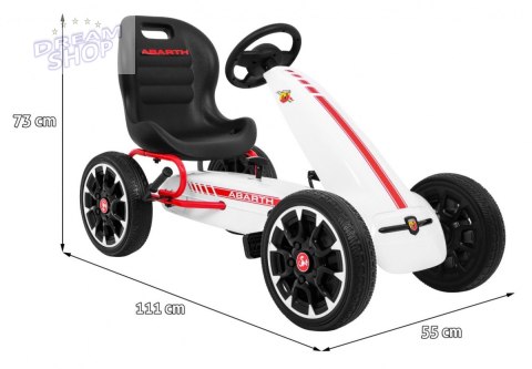 Gokart ABARTH Biały Gokart ABARTH Biały