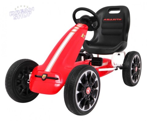 Gokart ABARTH Czerwony