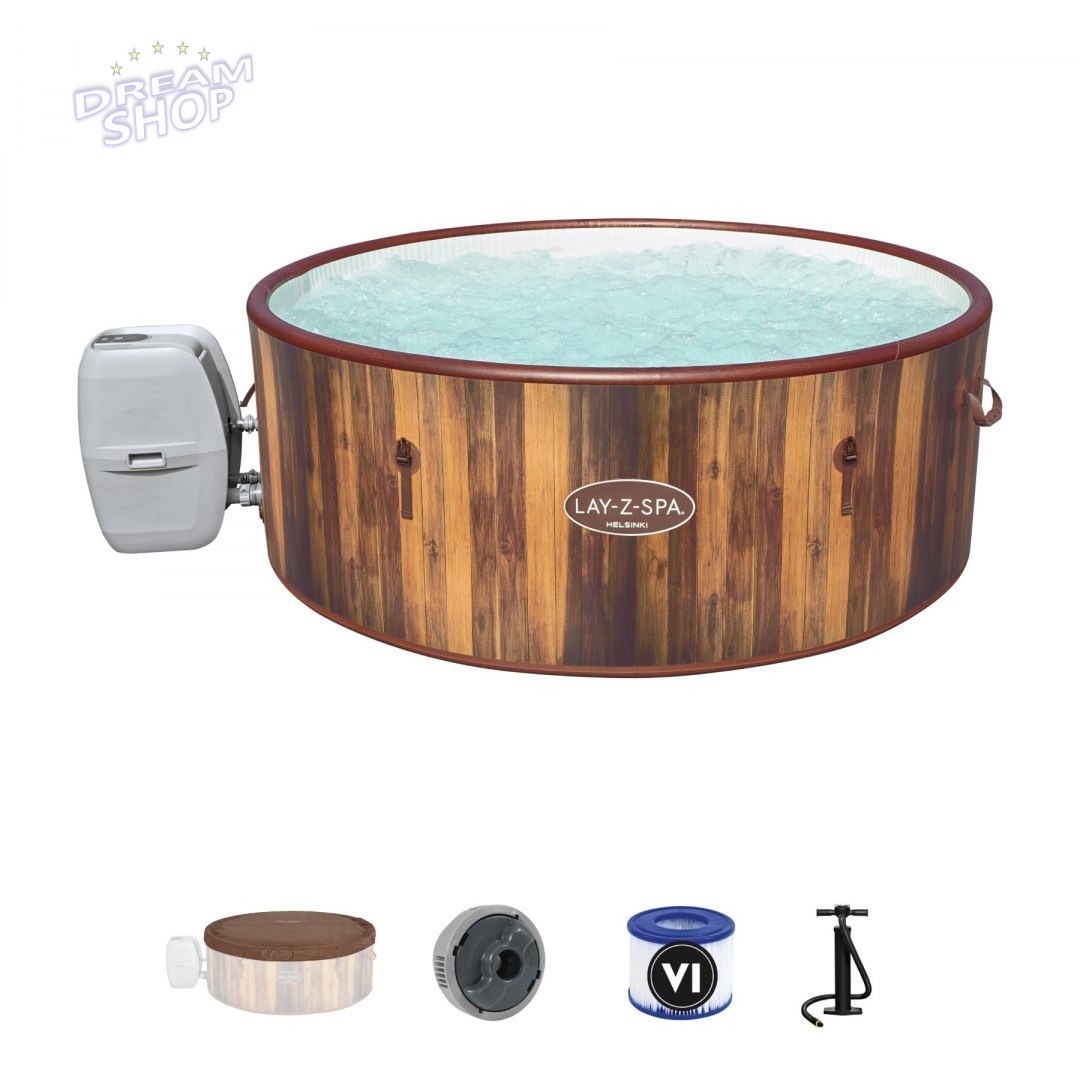 Lay-Z-Spa Helsinki Air Jet Jacuzzi BESTWAY Lay-Z-Spa Helsinki Air Jet Jacuzzi BESTWAY