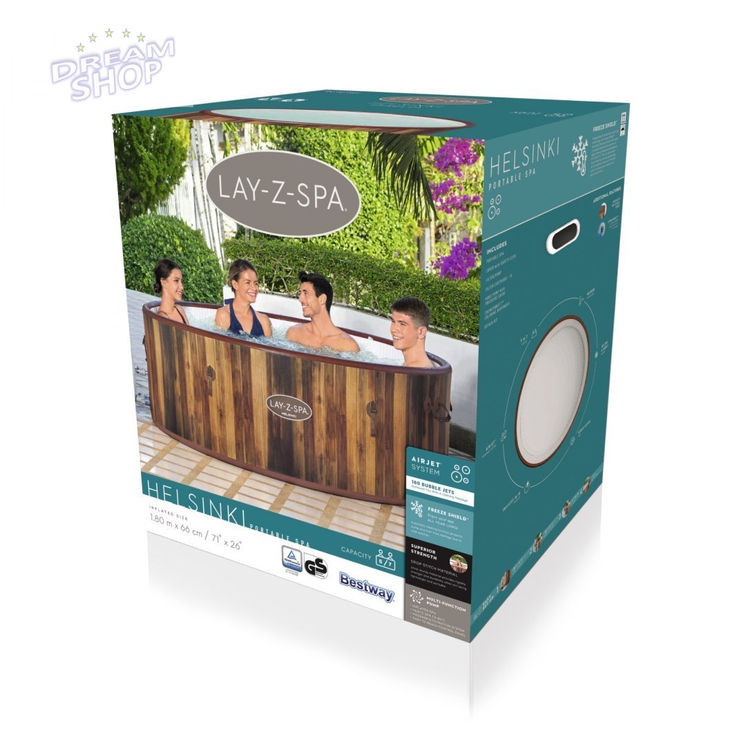 Lay-Z-Spa Helsinki Air Jet Jacuzzi BESTWAY Lay-Z-Spa Helsinki Air Jet Jacuzzi BESTWAY