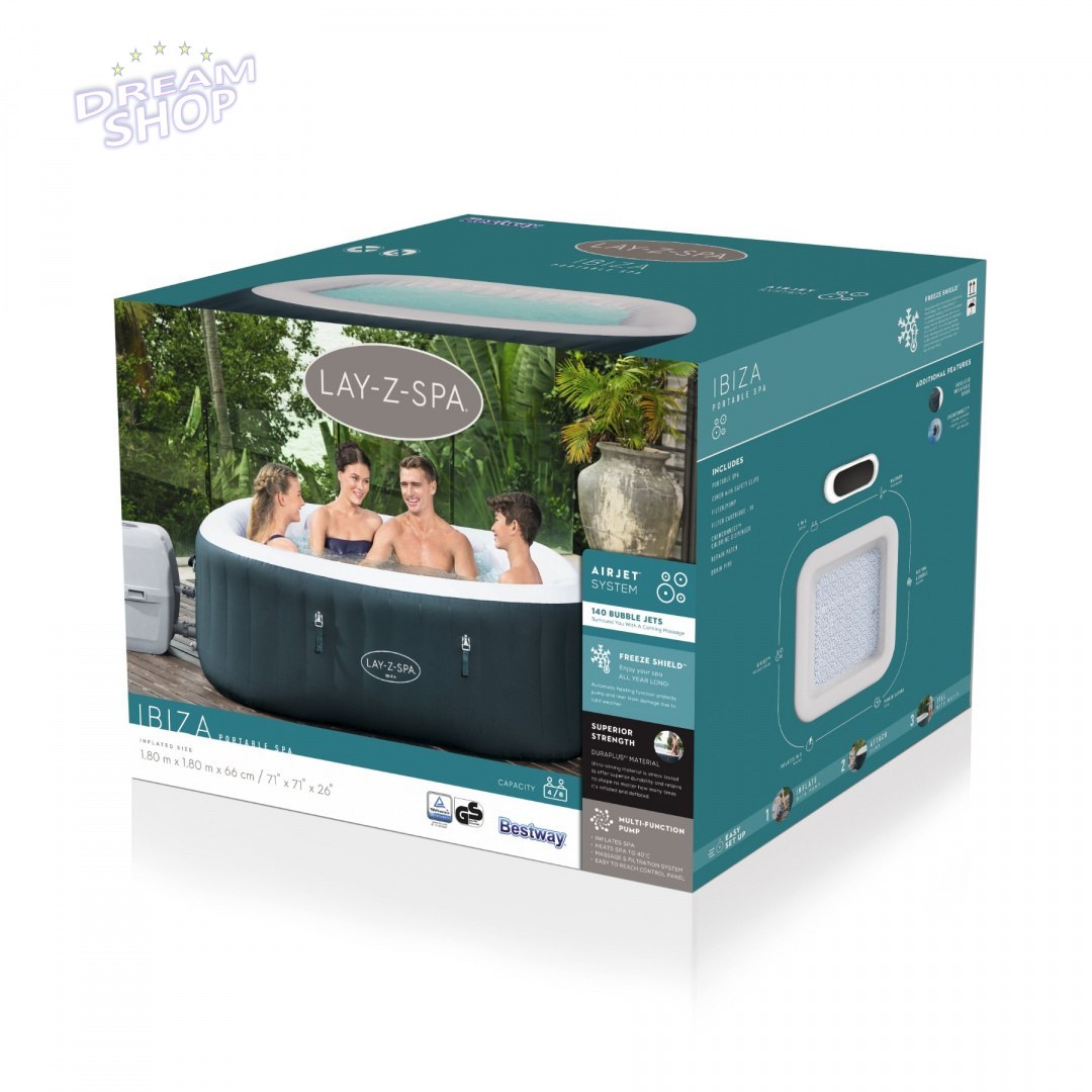 Lay-Z-Spa IBIZA Jacuzzi BESTWAY Lay-Z-Spa IBIZA Jacuzzi BESTWAY