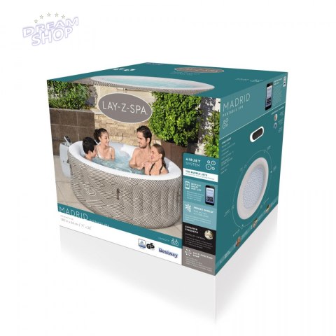 Lay-Z-Spa Madrid Jacuzzi BESTWAY Lay-Z-Spa Madrid Jacuzzi BESTWAY