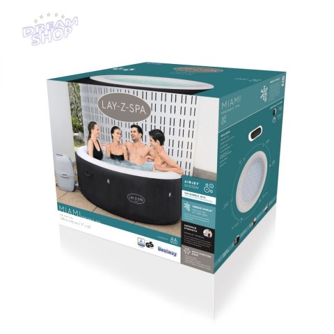Lay-Z-Spa Miami Jacuzzi BESTWAY Lay-Z-Spa Miami Jacuzzi BESTWAY