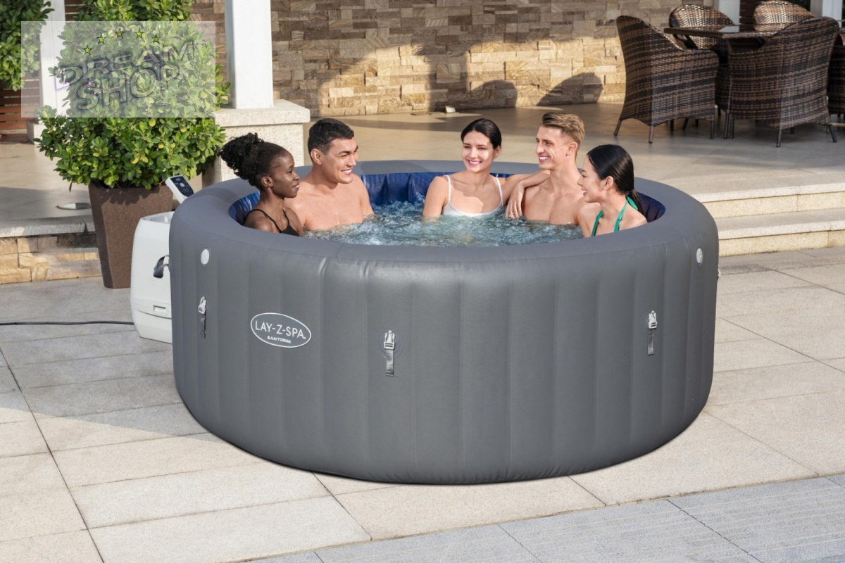 Lay-Z-Spa Santorini Jacuzzi BESTWAY Lay-Z-Spa Santorini Jacuzzi BESTWAY
