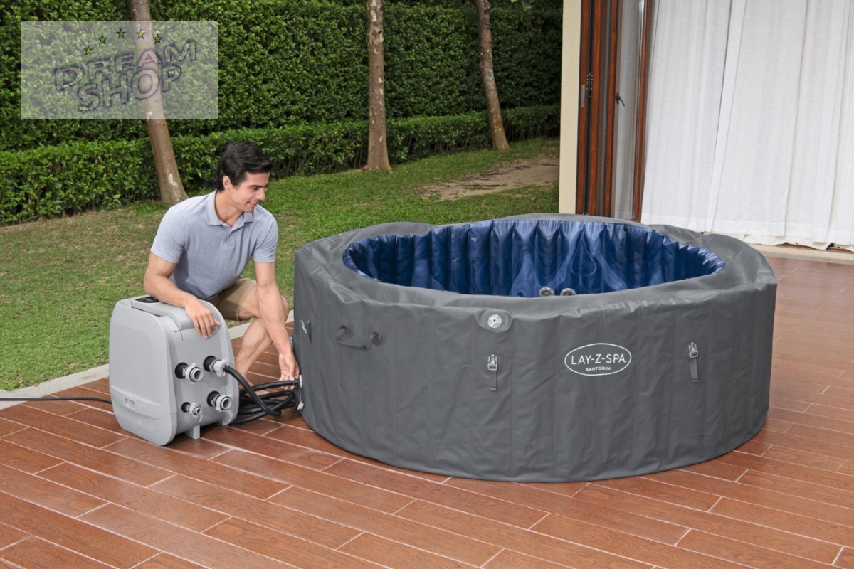 Lay-Z-Spa Santorini Jacuzzi BESTWAY Lay-Z-Spa Santorini Jacuzzi BESTWAY