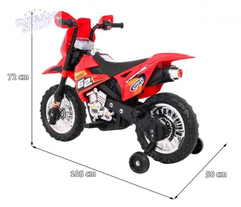 Motorek CROSS Czerwony Motorek CROSS Czerwony