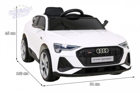 Pojazd Audi E-Tron Sportback Biały Pojazd Audi E-Tron Sportback Biały