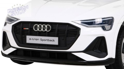 Pojazd Audi E-Tron Sportback Biały Pojazd Audi E-Tron Sportback Biały