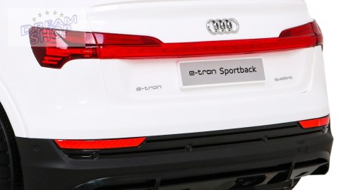 Pojazd Audi E-Tron Sportback Biały Pojazd Audi E-Tron Sportback Biały