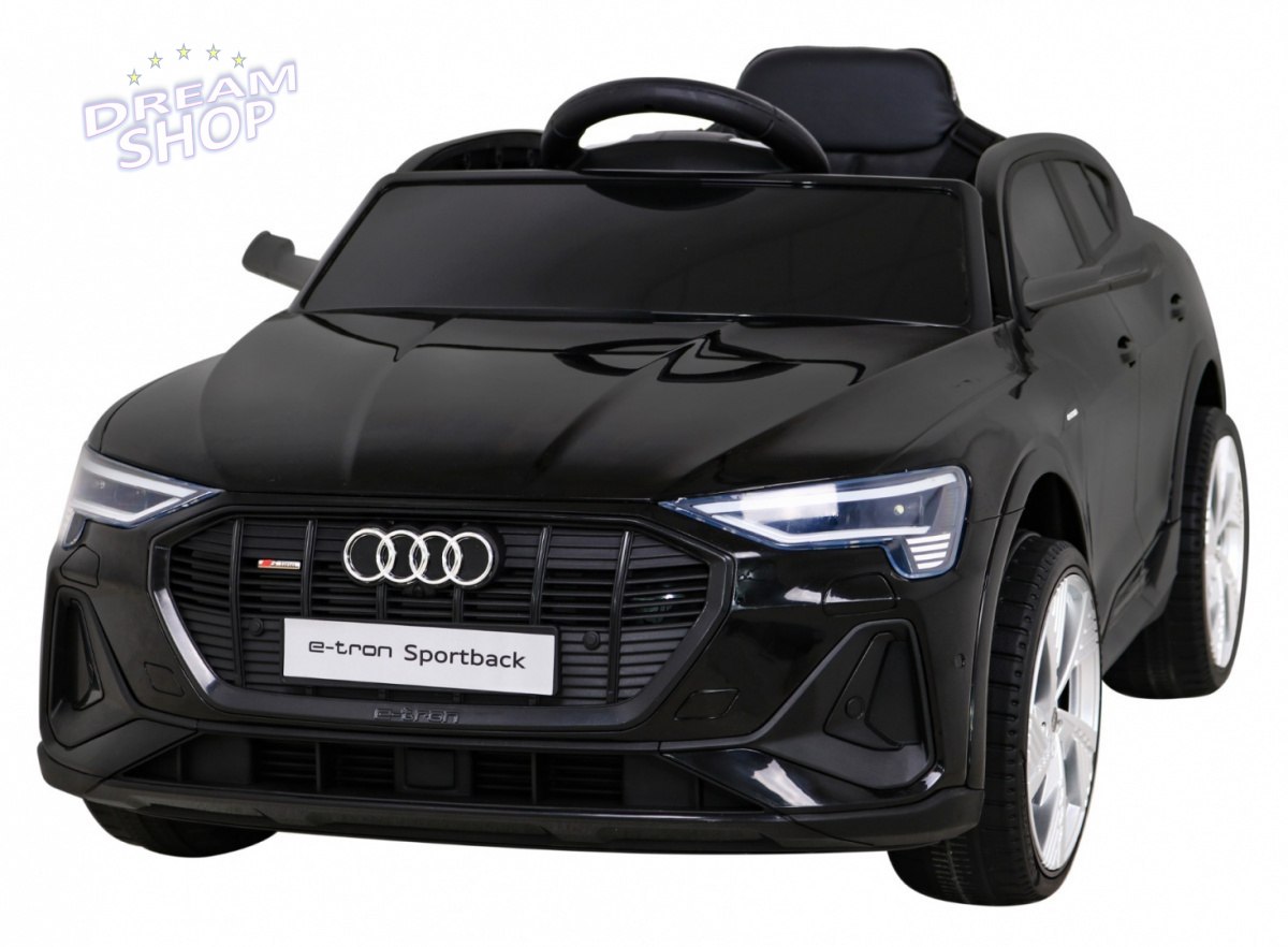 Pojazd Audi E-Tron Sportback Czarny Pojazd Audi E-Tron Sportback Czarny