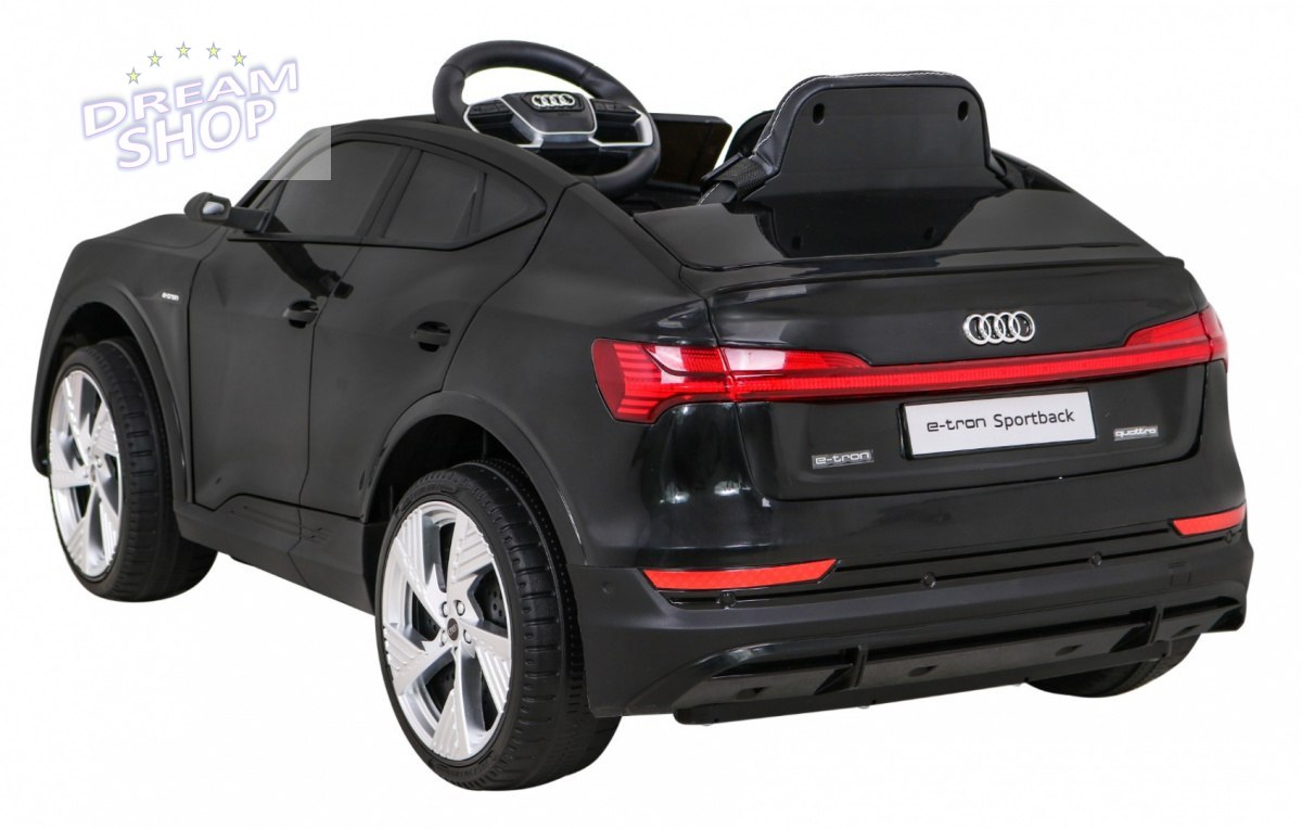 Pojazd Audi E-Tron Sportback Czarny Pojazd Audi E-Tron Sportback Czarny