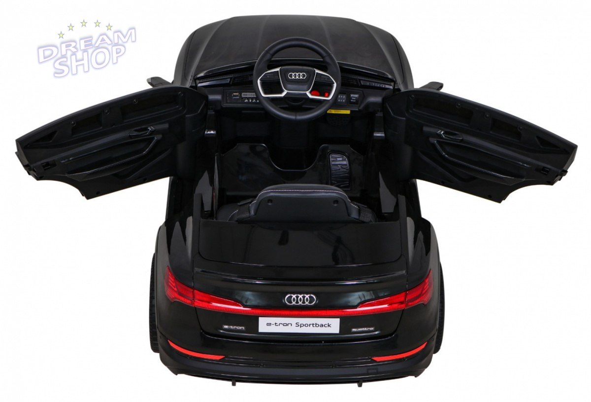 Pojazd Audi E-Tron Sportback Czarny Pojazd Audi E-Tron Sportback Czarny