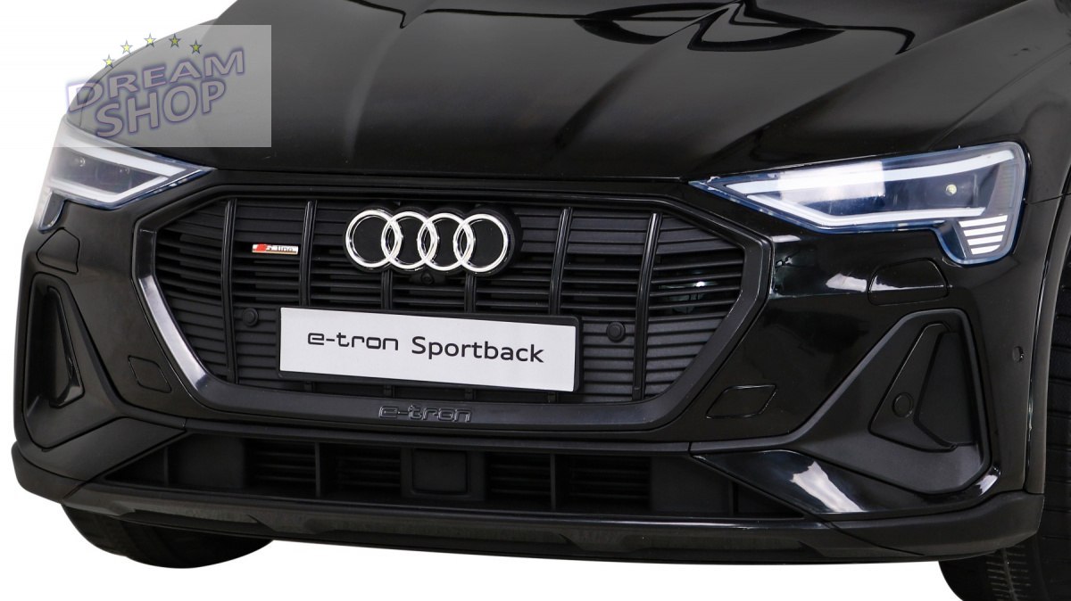 Pojazd Audi E-Tron Sportback Czarny Pojazd Audi E-Tron Sportback Czarny