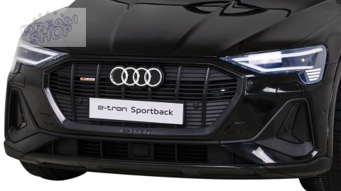 Pojazd Audi E-Tron Sportback Czarny Pojazd Audi E-Tron Sportback Czarny