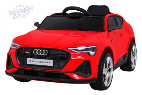 Pojazd Audi E-Tron Sportback Czerwony