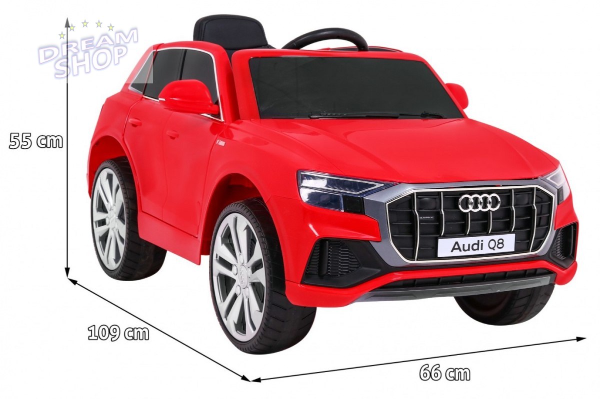 Pojazd Audi Q8 LIFT Czerwony Pojazd Audi Q8 LIFT Czerwony