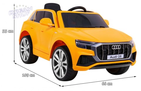 Pojazd Audi Q8 LIFT Żółty Pojazd Audi Q8 LIFT Żółty