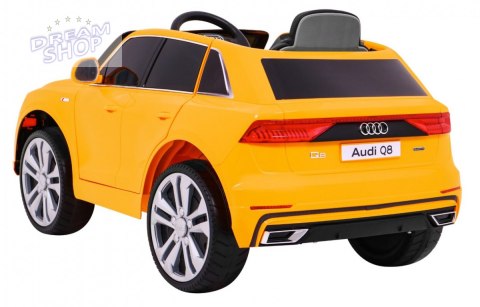 Pojazd Audi Q8 LIFT Żółty Pojazd Audi Q8 LIFT Żółty
