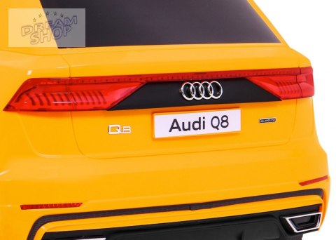 Pojazd Audi Q8 LIFT Żółty Pojazd Audi Q8 LIFT Żółty