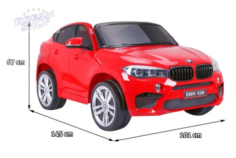 Pojazd BMW X6M 2 os XXL Czerwony Pojazd BMW X6M 2 os XXL Czerwony