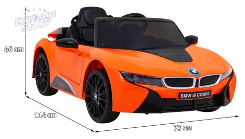 Pojazd BMW I8 LIFT Pomarańczowy Pojazd BMW I8 LIFT Pomarańczowy