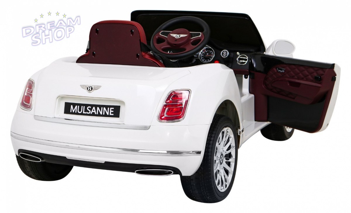Pojazd Bentley Mulsanne Biały Pojazd Bentley Mulsanne Biały