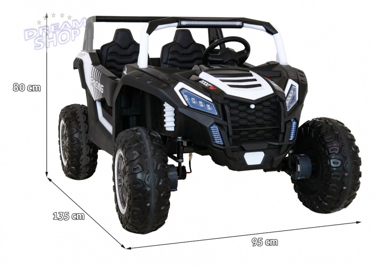 Pojazd Buggy ATV Racing 4x4 Biały Pojazd Buggy ATV Racing 4x4 Biały